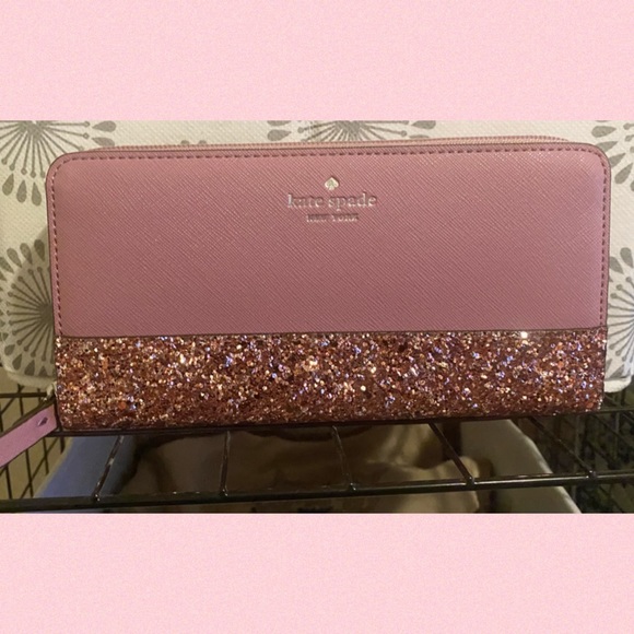 ✨KATE SPADE✨LAST 1! Gorgeous Glitter Wallet NWT! - Picture 2 of 9